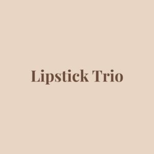 Matte Finish Lipstick Trio