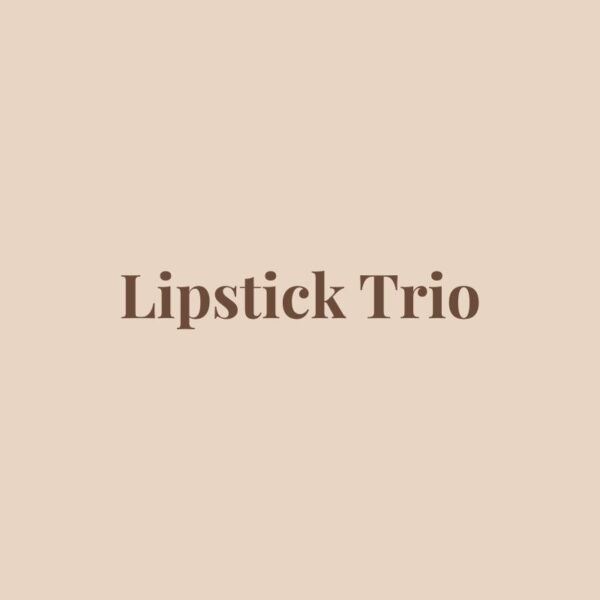 Matte Finish Lipstick Trio