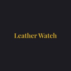 Classic Leather Strap Watch