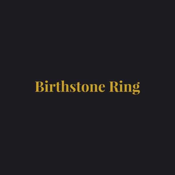 Birthstone Ring