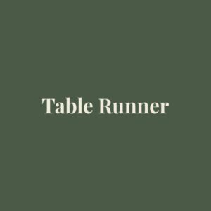 Linen Table Runner