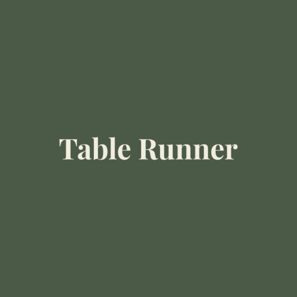Linen Table Runner