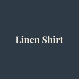 Linen Blend Shirt