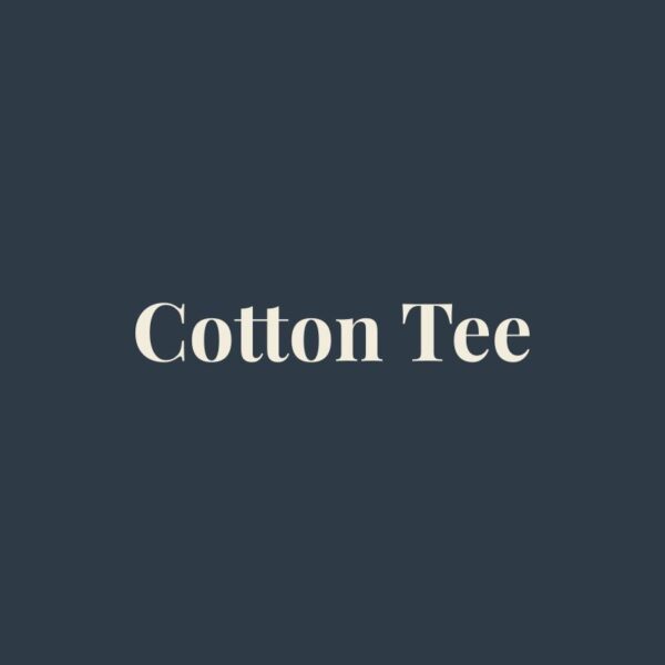 Everyday Cotton Tee